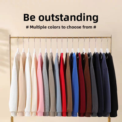 Womens Cotton Blend Sweatshirt Hoodie Casual Pullover