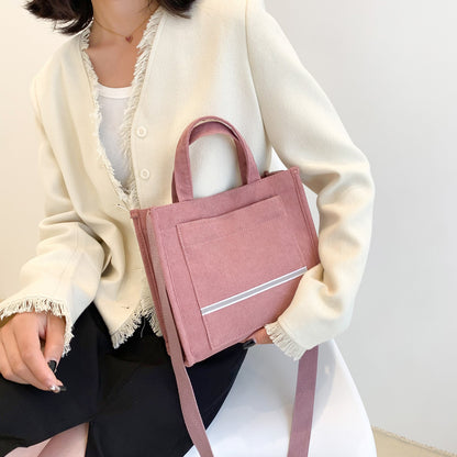 Women's corduroy bag