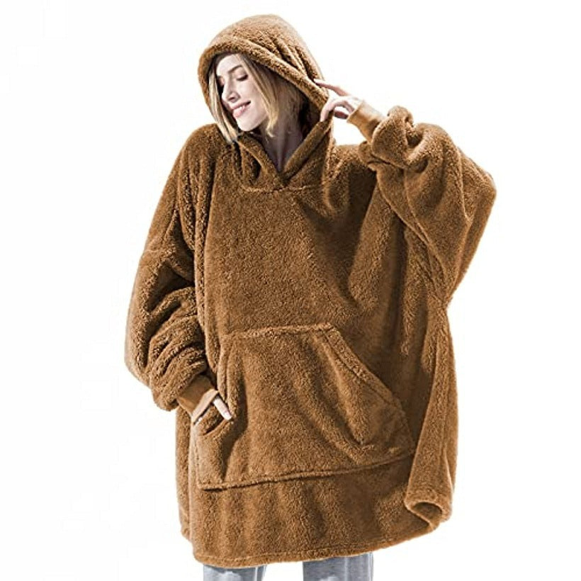 Winter Double-Sided Velvet Hoodie Loungewear
