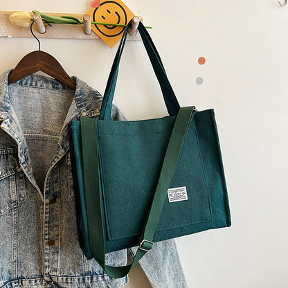 Women's corduroy bag