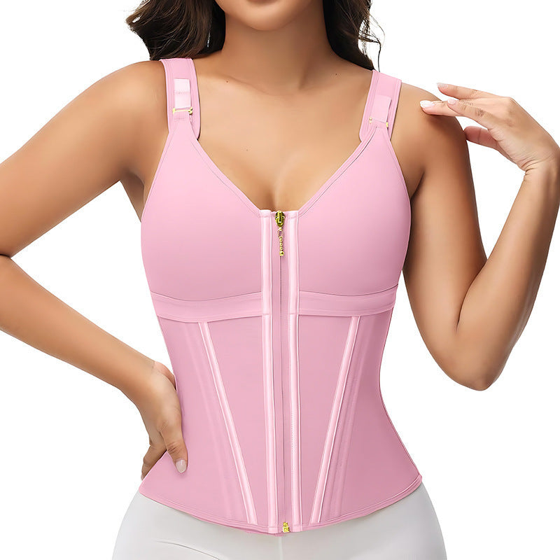 Women Shapewear Bodysuit with Zipper