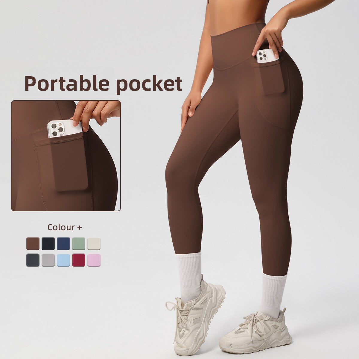 Breathable Yoga Pants with pockets