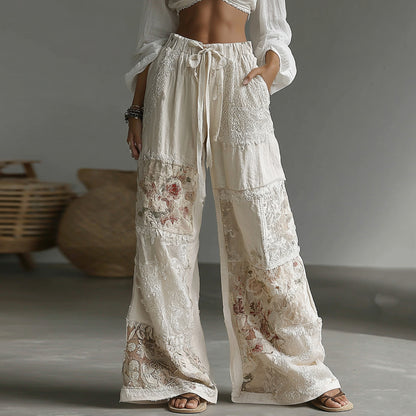 Womens Wide-Leg Pants