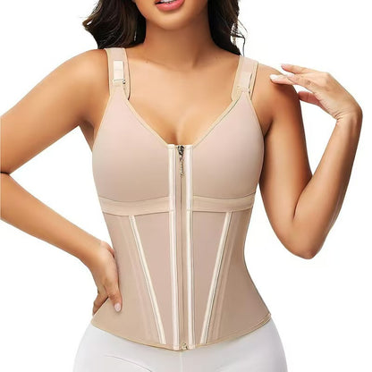 Women Shapewear Bodysuit with Zipper
