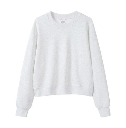 Womens Cotton Blend Sweatshirt Hoodie Casual Pullover