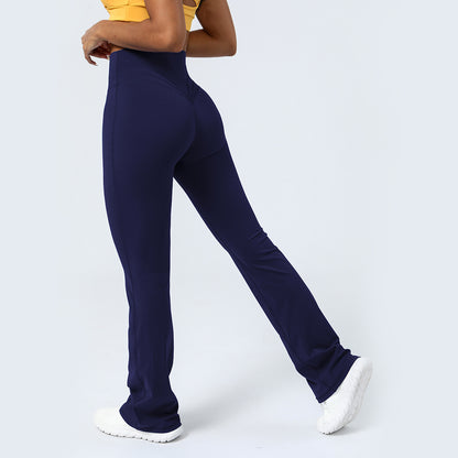 Womens High Waisted Flared Yoga Pants