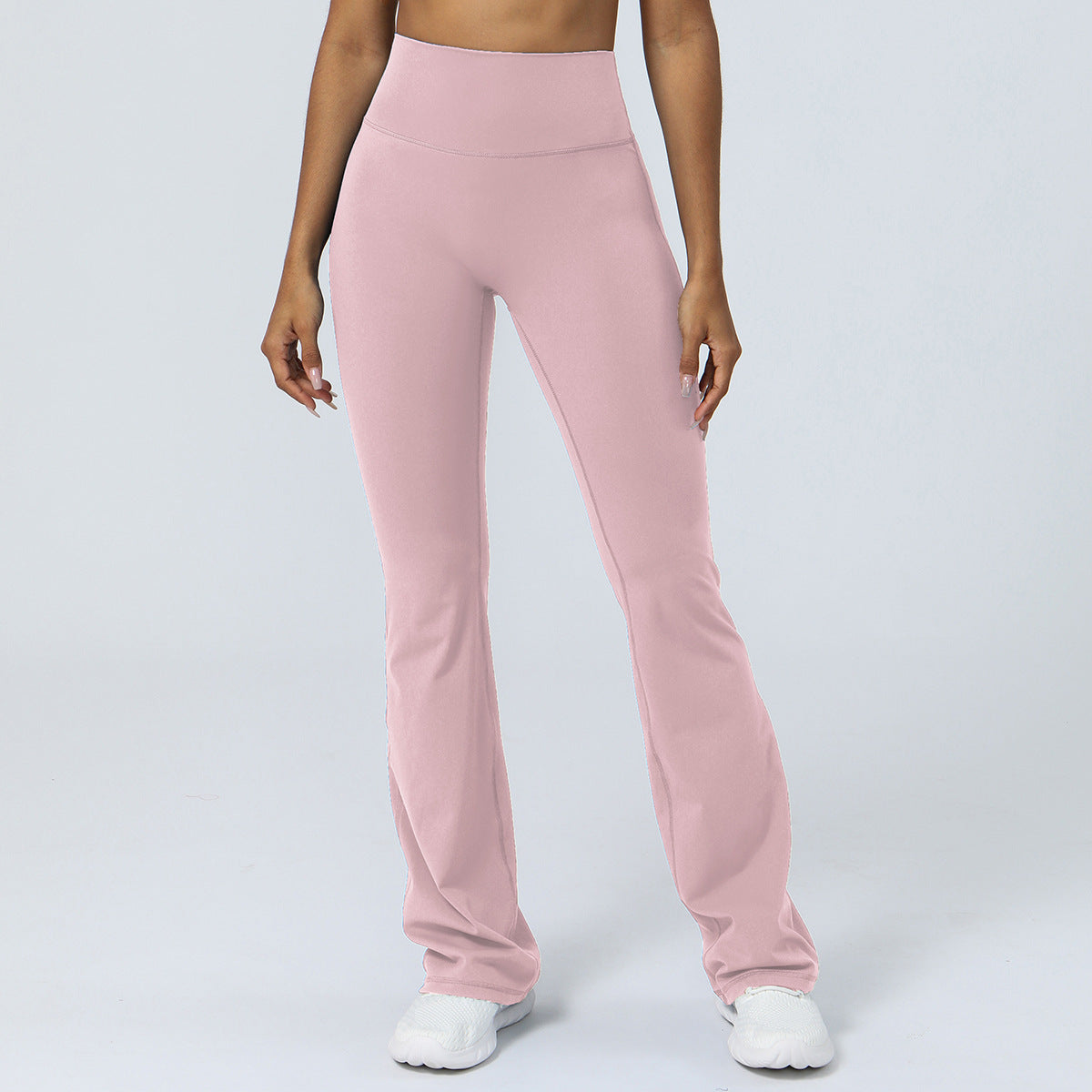 Womens High Waisted Flared Yoga Pants