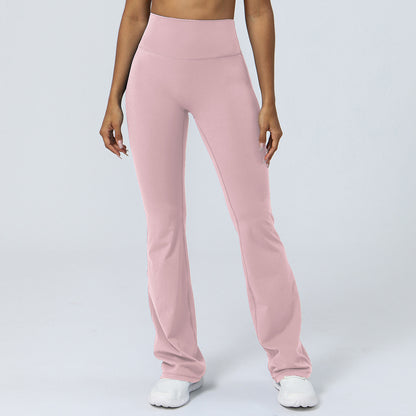 Womens High Waisted Flared Yoga Pants