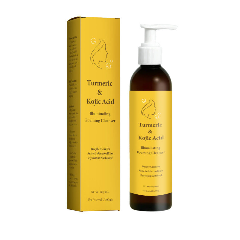 Turmeric Kojic Acid Brightening Foaming Facial Cleanser